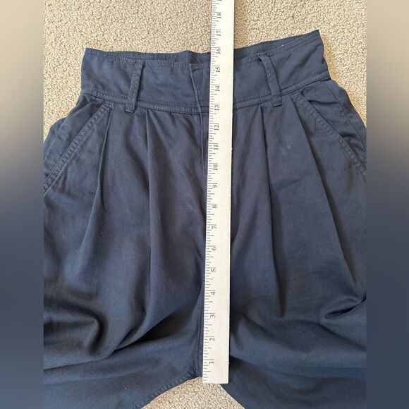 JOIE Lagos Cropped Cotton Pants In Black Caviar Size 2 - Picture 12 of 16